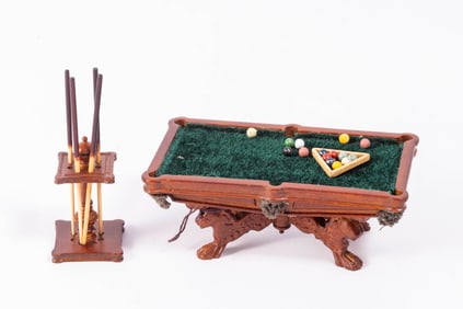 Pool Table by Bespaq in 1:24 Scale