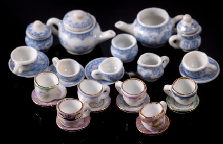 1:24 Scale Bespaq Tea Sets & Additional Pieces