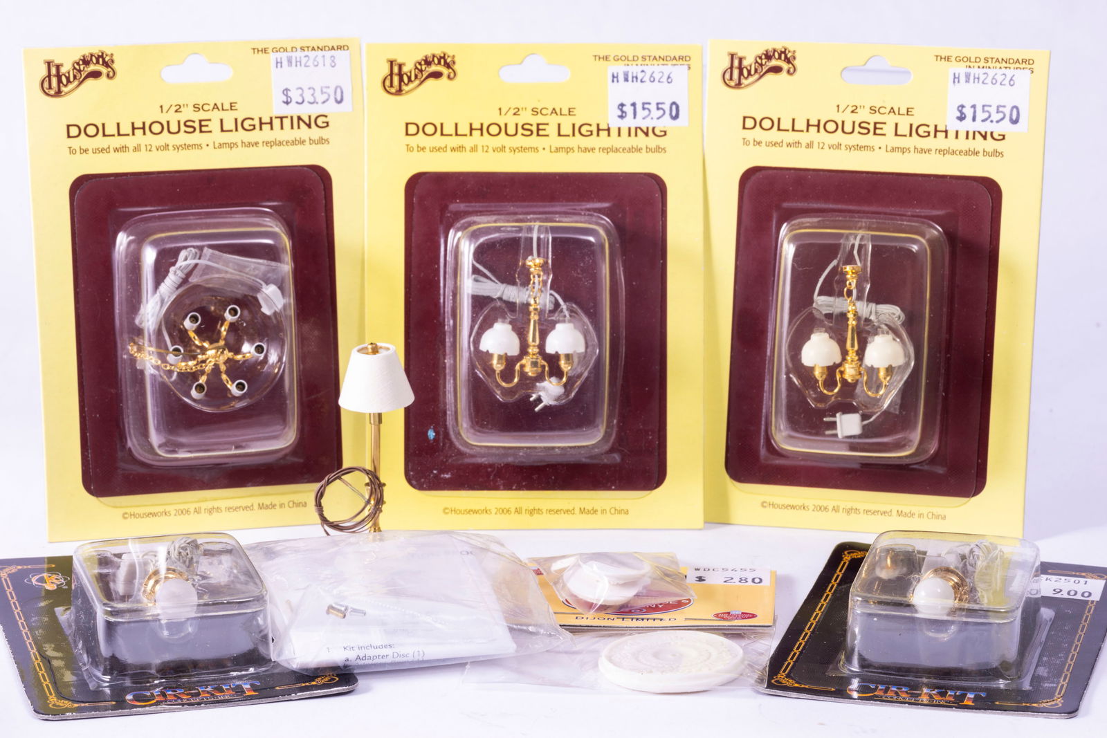 Half Scale Assortment of Lighting , 12 Volt - 1:24 (1 of 8)