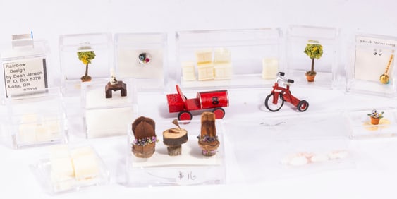 1:48 Scale & 1:144 Assorted Furniture & Accessories Lot