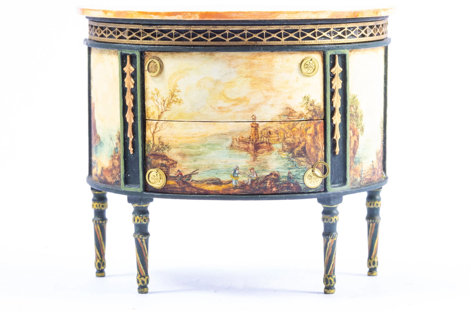 Janet Reyburn, Signed RW Hand Painted Table - South Africa (1 of 5)