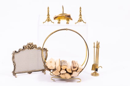 Artisan Made Fireplace Brass Accessories