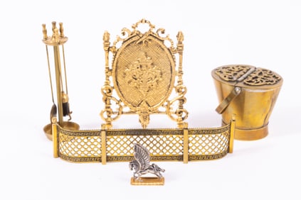 English Brass Fireplace Tools with Jeff Mewes