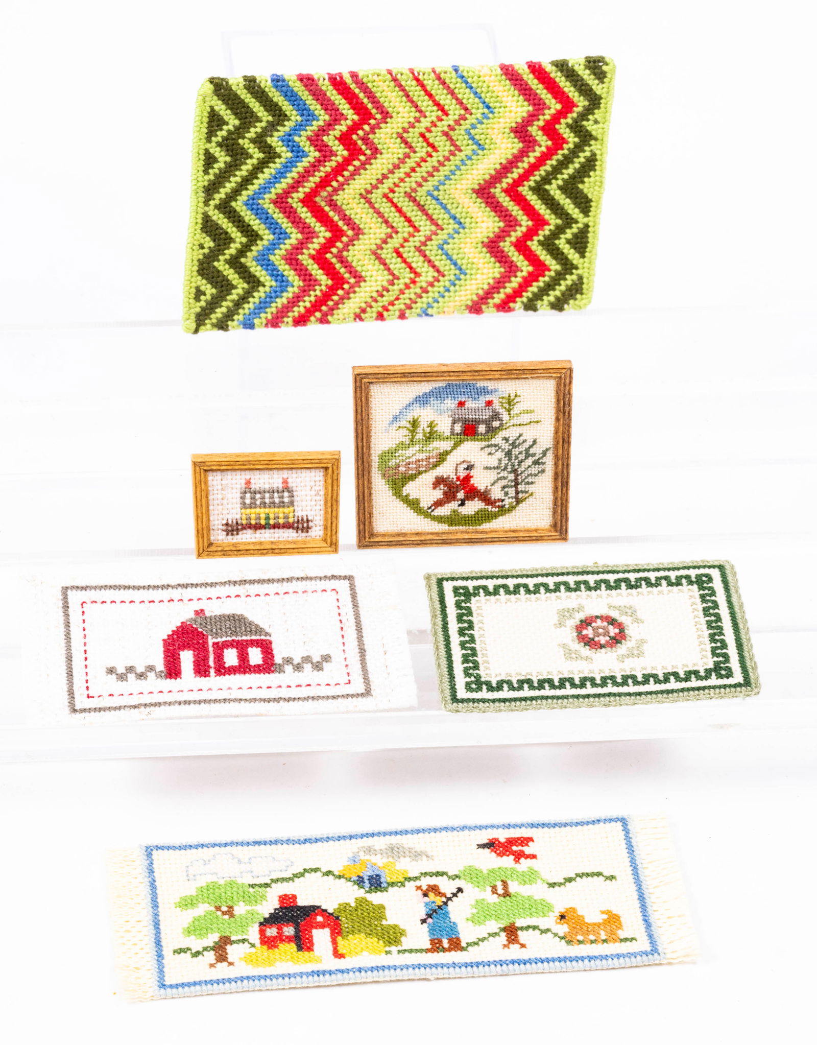 Needlepoint Rugs & Pictures In Half Inch Scale or 1:24 by Nancy Johnston (1 of 8)