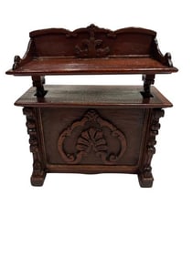 Victorian Hall Table by Dennis Spirek - Top Lifts Up!
