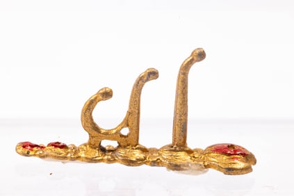 Ladies Accessories with Painted Trunk & Signed Hat Stand