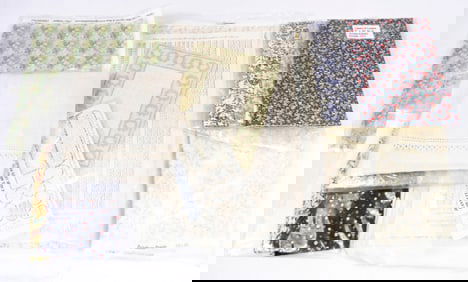 Wallpaper & Fabric with Doilies