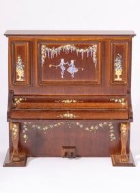 Hand Painted Piano by A. Lorrie