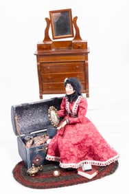 Nantasy Fantasy Doll with Trunk & Dresser