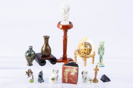 Several Statues & Figurines For Office / Study