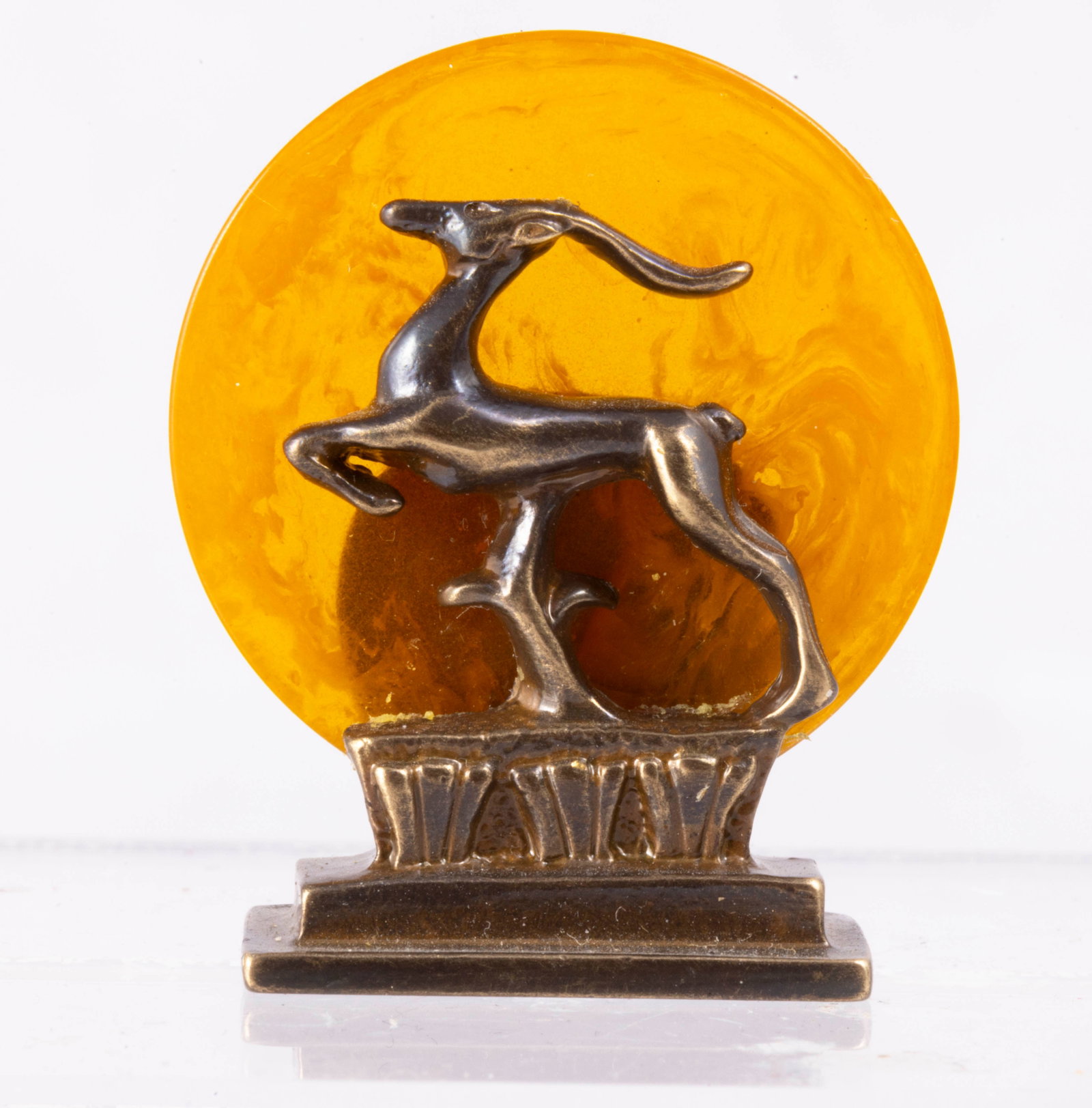 Joseph Addotta Bronze Statue of a Gazelle - 2013 NAME: Joseph Addotta Bronze Statue of a Gazelle. Most likely a NAME souvenir.