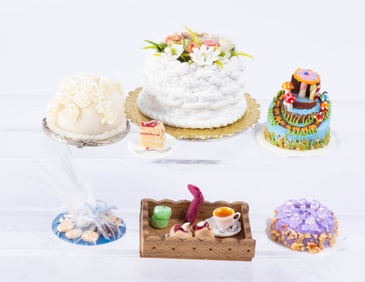 Handmade Assortment of Cakes with Cookies - Desserts