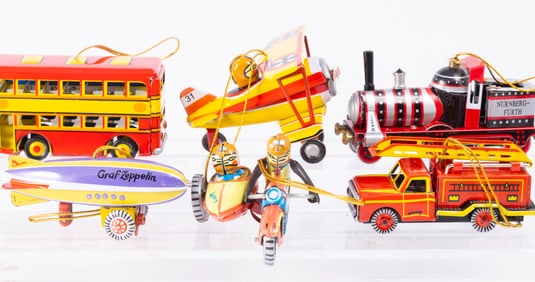 Vintage Metal Children's Toys - Note size