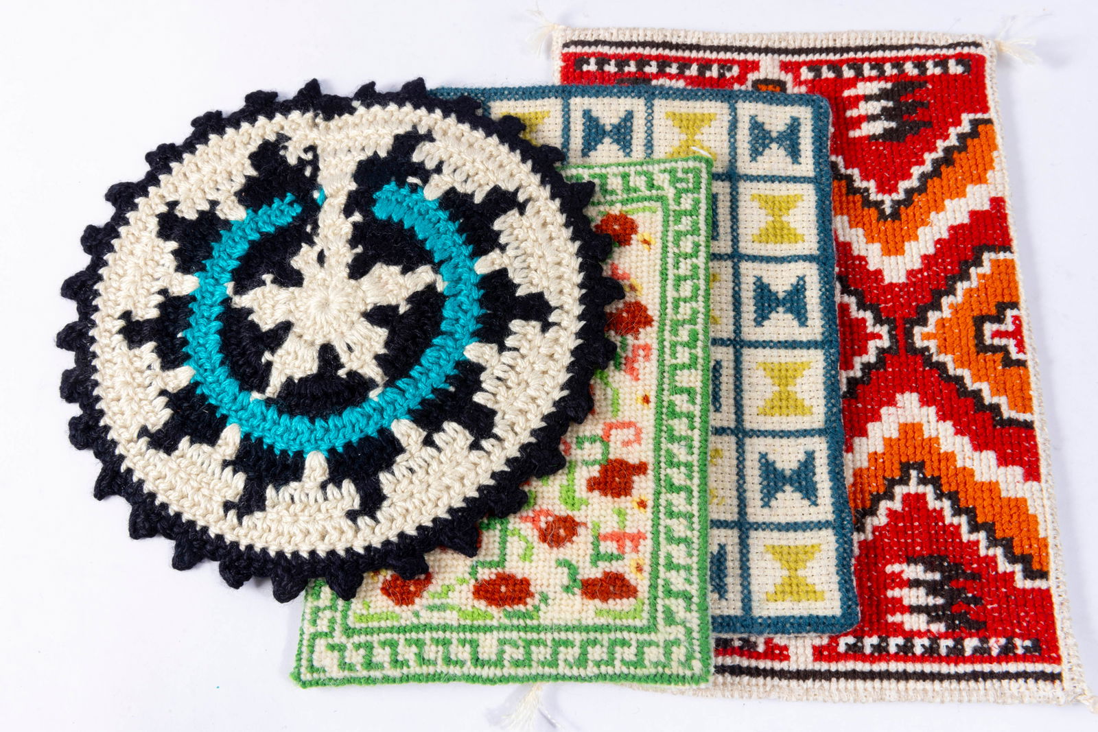 Four Handmade Rugs with 2 Southwestern Designs (1 of 6)