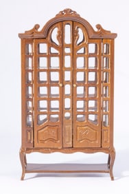 Miniatures Glass Curio Cabinet