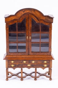 Artisan Made Glass Front Cabinet