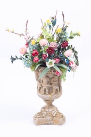 Large Flower Arrangement in Urn
