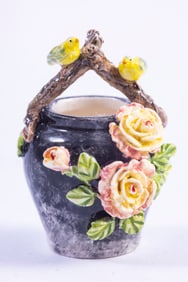 Jack Cashmere Vase with Flowers