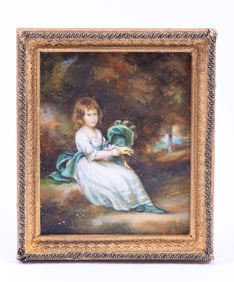 Christopher Whitford Painting of Little Girl