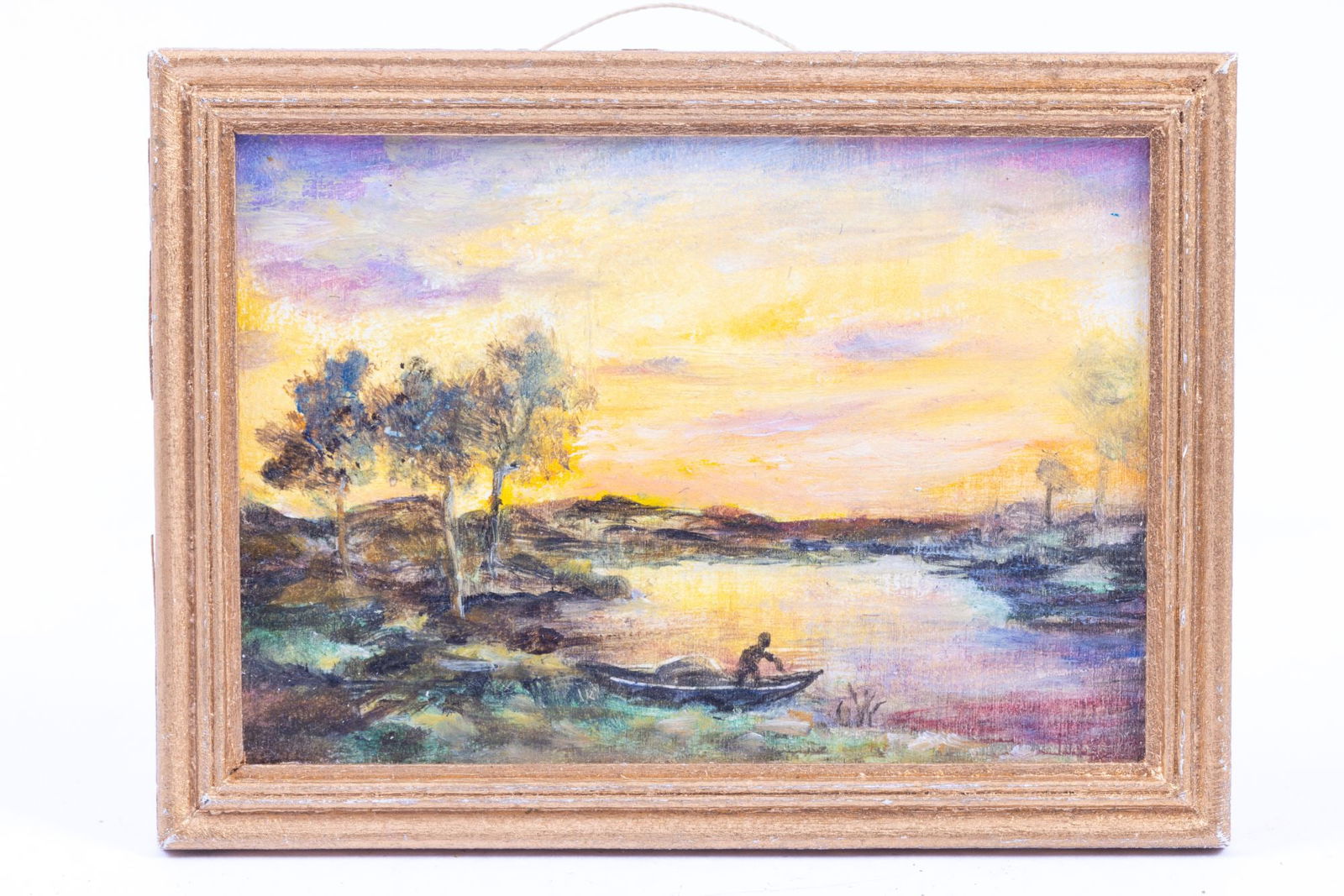 Josephine Meyer Painting - Evening Landscape a la Corot (1 of 2)