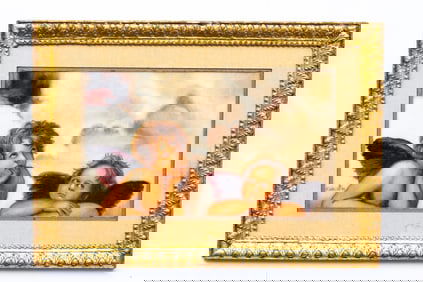 Melissa Wolcott Painting of Cherubs or Angels