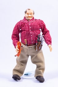 Portly Repair Man Doll - Fern Vasi - Handmade