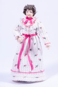 Hand Made Womann Doll in Nightgown