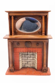 Handmade Wooden Victorian Fireplace