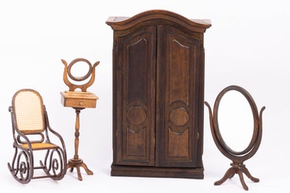Handmade Assortment of 1970's & 80's Furniture, with Bentwood Rocking Chair - Franklyn Morley