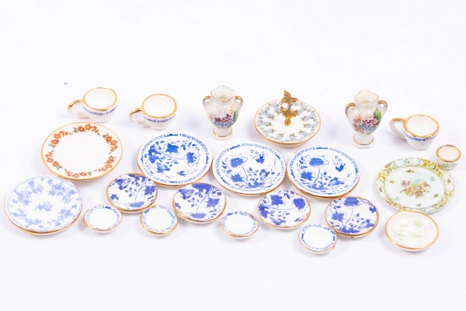 1970's & 80's Porcelain Assortment with Ellen Krucker Blauer & Marie Friedman: 1970's & 80's Porcelain Assortment with Ellen Krucker Blauer & Marie Friedman