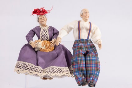 Marcia Backstrom Older Couple Dolls