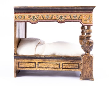 Dressed Tudor Canopy Bed