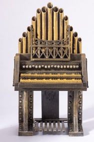 Handmade Pipe Organ by Kastlekelm Miniatures