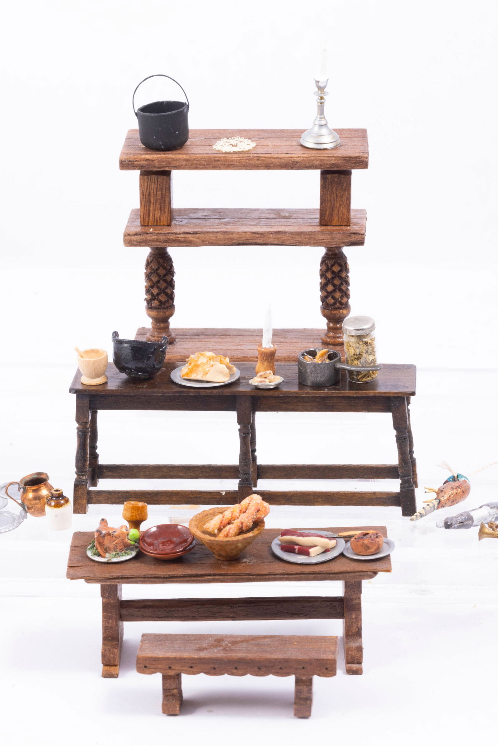 Half Scale Tudor Kitchen Foods & Furniture (1 of 6)