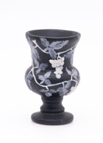 Vince Stapleton Jasperware Black Vase