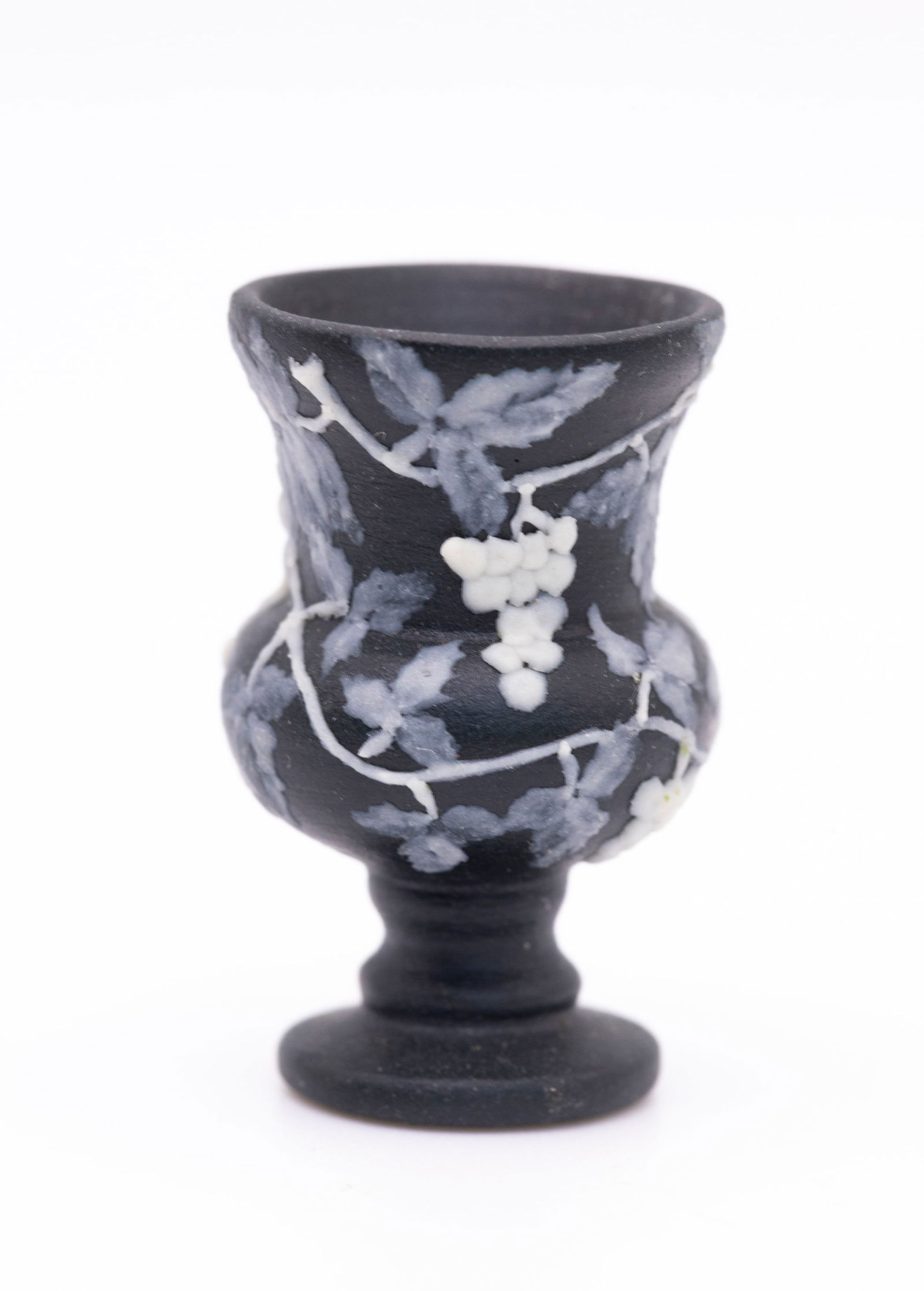 Vince Stapleton Jasperware Black Vase (1 of 3)