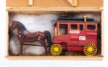 Mr. Lavender Boxed Popcorn Wagon Toy Replica