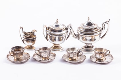 Peter Acquisto Silver -  John Mullin Replica Tea Set