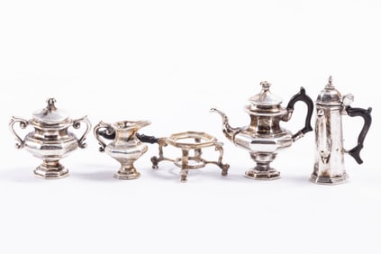Peter Acquisto George 1 Coffee & Tea Service - Sterling Silver