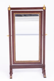 Herbillion Standing Dressing Wooden Mirror
