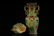 A Rare and Fine Pair of Cloisonne Bat Pattern Vases - 9