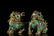 A Fine Pair of Cloisonne Censers Inlaid with Gems - 2