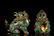 A Fine Pair of Cloisonne Censers Inlaid with Gems - 4