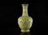 A yellow-ground famille-rose 'flower and bird' vase - 7