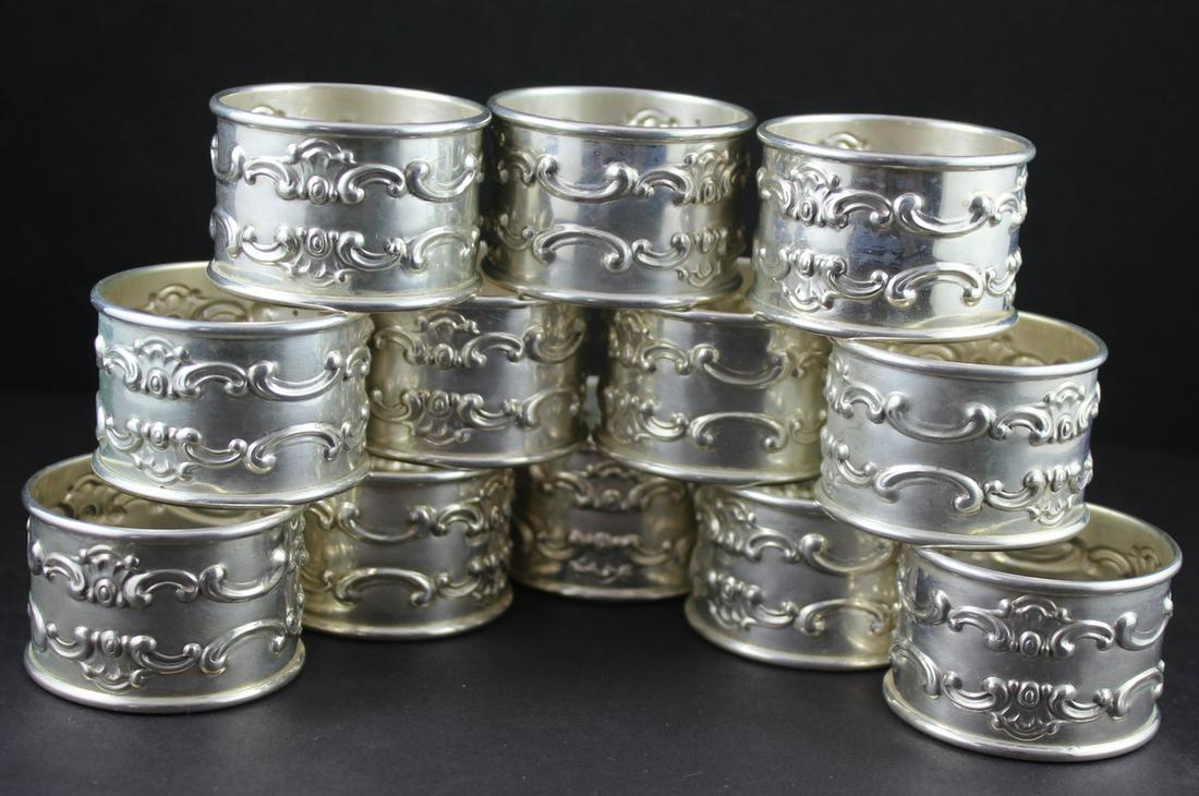 Gorham Sterling Napkin Rings. (1 of 3)