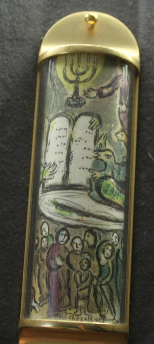 Judaica Marc Chagall Ltd.Ed. Mezuzah. (1 of 2)