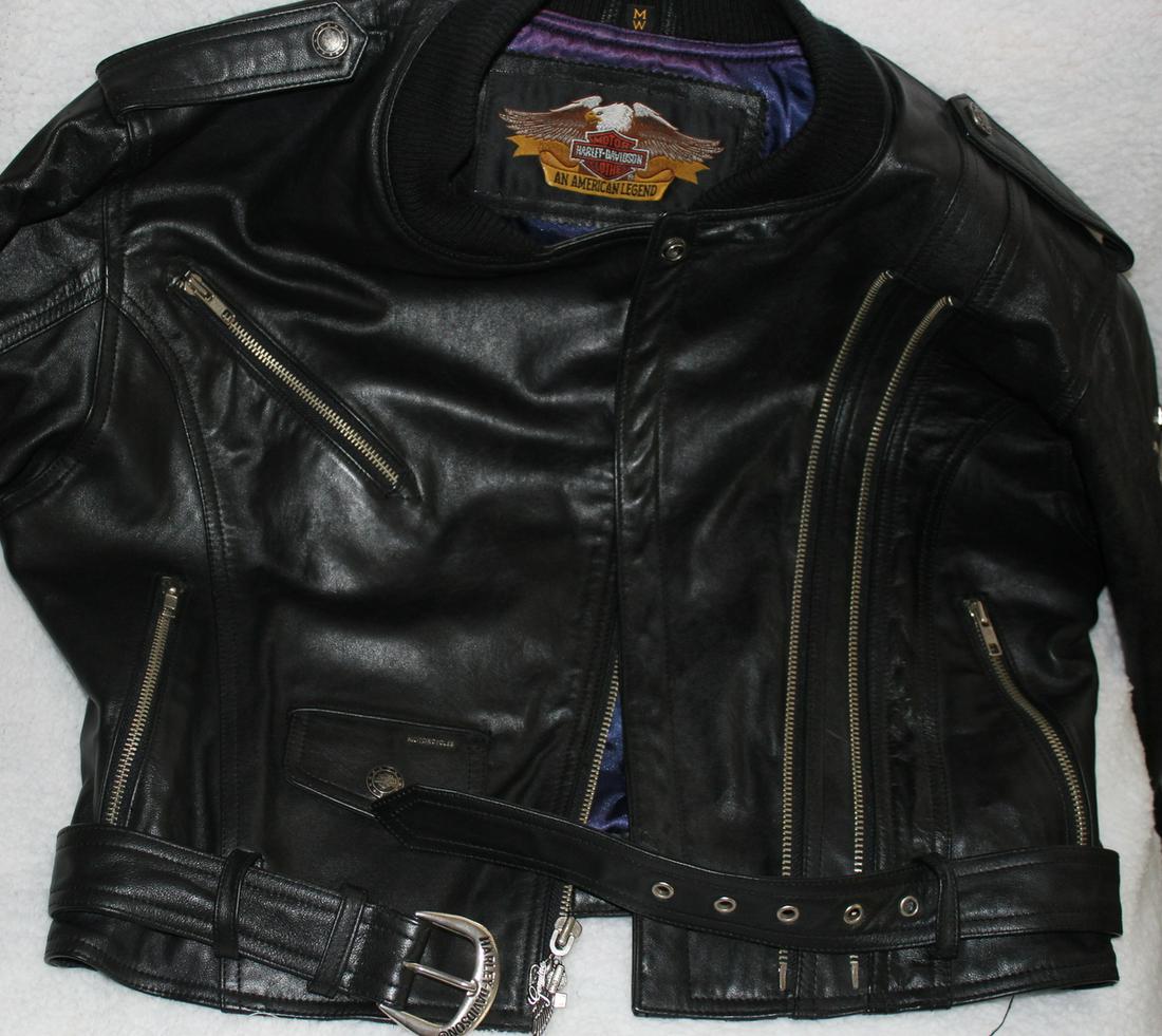 Harley Davidson Leather Jacket. (1 of 5)