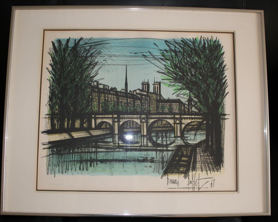 Vintage Bernard Buffet Lithograph. (1 of 2)