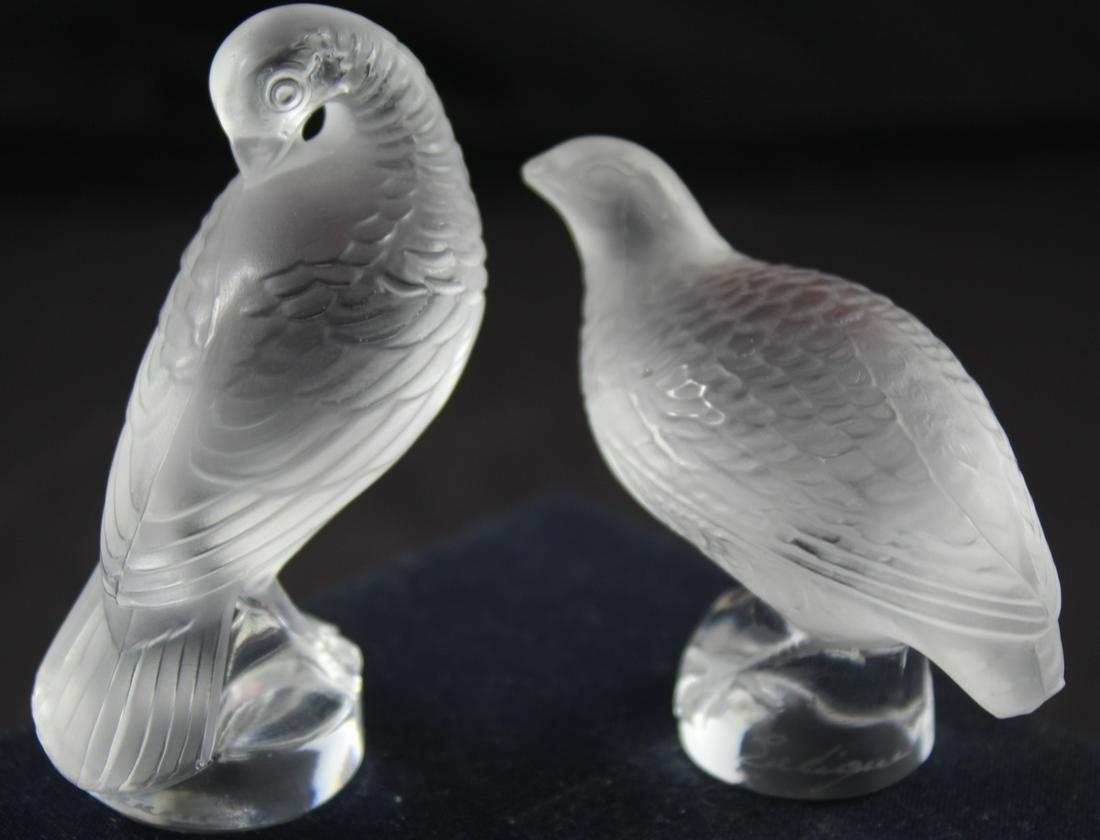 Lalique Crystal Hummingbirds (1 of 3)