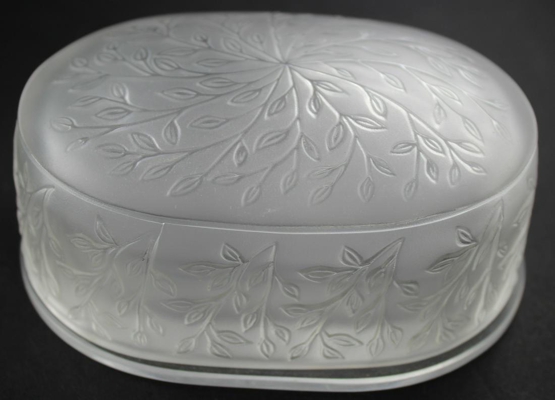 Rare Lalique Crystal Soap Dish (1 of 4)